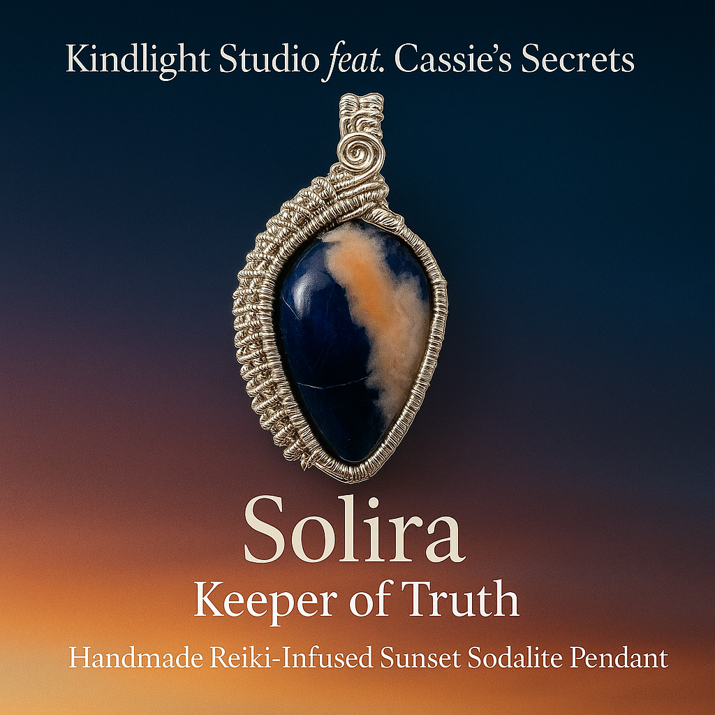 Solira — Keeper of Truth Handmade Reiki-Infused Pendant
