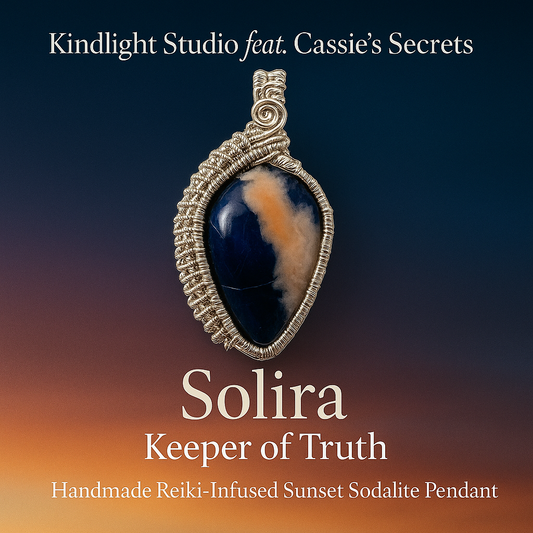 Solira — Keeper of Truth Handmade Reiki-Infused Pendant