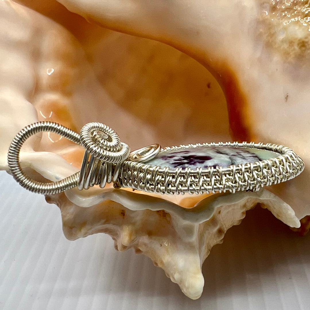 Veyora Keeper of Clarity  Handmade Reiki-Infused Kammererite Pendant