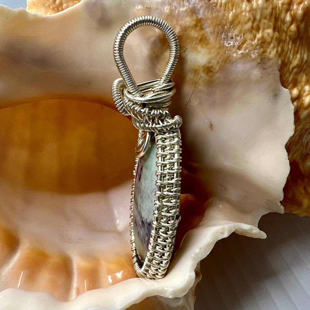 Veyora Keeper of Clarity  Handmade Reiki-Infused Kammererite Pendant